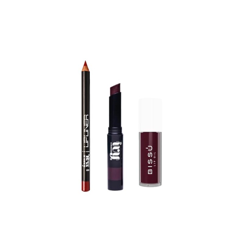 Set Viral de Maquillaje para Labios; Lapiz Delineador y Labial