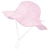 jerague Lace Embroidery Sun Hat for Baby Kids Girls Wide