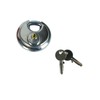 Round Discus Padlock 2 Keys 70mm Disc Heavy Duty Outdoor