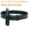 Molded Expandable Baton Holder Holds 16-Inch or 21-Inch Expandable Baton
