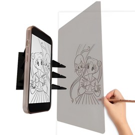AZ-FRONT Optical Drawing Tracing Table for Smartphones and Tablets Drawing Sketch Support Tool for Anime Illustration (9 inch)