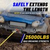 Perantlb Synthetic Winch Rope 1/2" x 50'-25000 lbs Winch Line