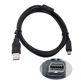 WizFluxMet 4.92Ft USB Cable for Olympus Camera Charger,Compatible with Olympus Tough Camera Charger for TG-860 TG-610 TG-870 TG-830 TG-630 TG-320 TG-310,SZ-31MR,SZ-30MR,SZ-20,SZ-16,SZ-14,SZ-11,SZ-10