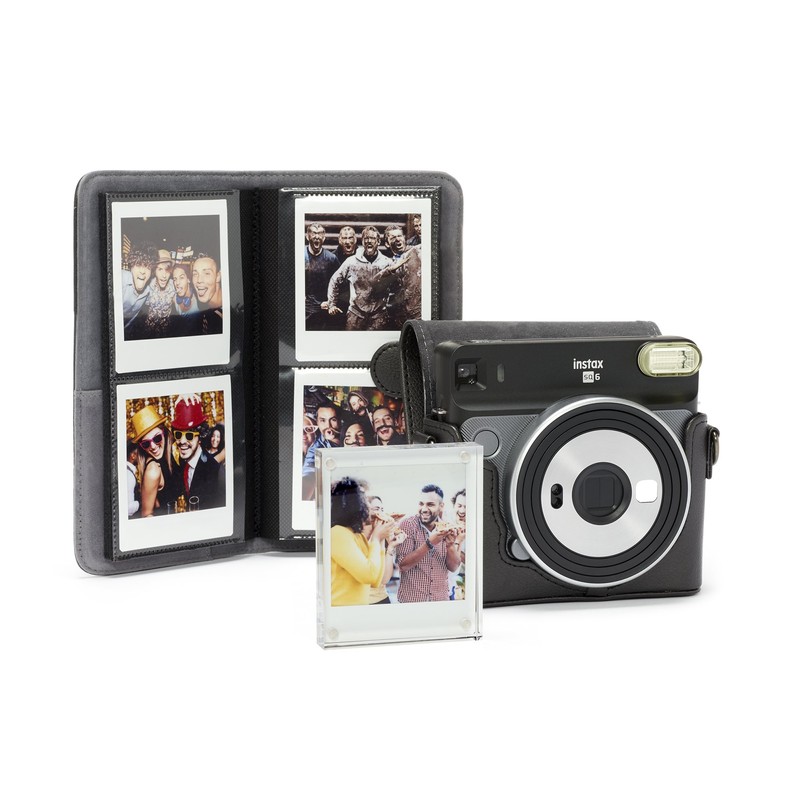instax SQ6 accessory pack, (Case, album, actylic frame) BLACK