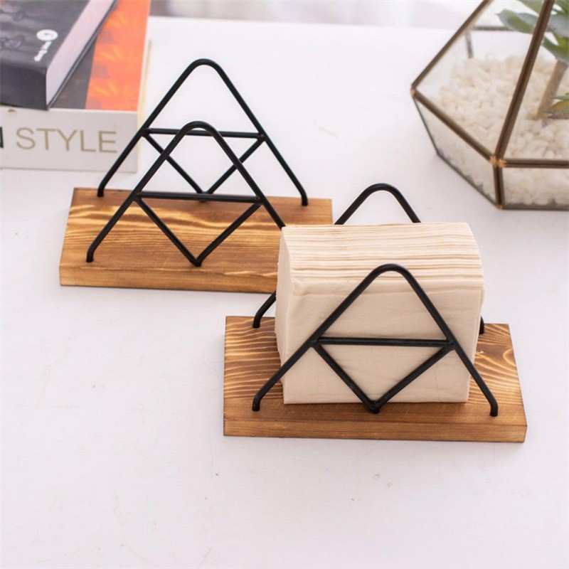 Napkin Holder, Metal Napkin Holder, Wooden Napkin Holder, Rustproof Napkin