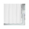 Spirella Anti-Mould Shower Curtain - Anti-Bacterial, Washable, Waterproof - Polyester,