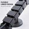 Under Desk Cable Management Spine, 31.5–59.1 in, Black White or