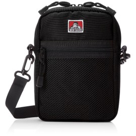 Bendivis Vertical Mesh Pocket Shoulder Bag, Black