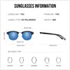 AXPYPXA Polarized Sunglasses for Men and Women, Mens Retro Sun
