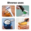 SOLARLAB 2 Pieces Multifunctional Adjustable Stainless Steel Manual Can Opener,
