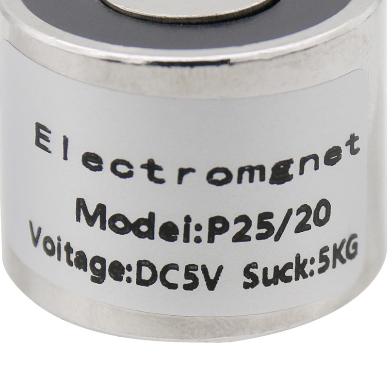 Electromagnet, 5±1 V operating voltage, maximum suction value is 8