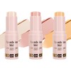 Riroenst 3 Count Matte Foundation Stick Makeup, Medium Coverage Buildable,