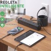 WAGADA 14 en 1 Multicontacto Regleta, 2M Extensión Eléctrica con