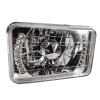 YLT Auto 4PCS 4x6" inch Square LED Headlights Cold White