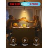 Jensense Edison Bulbs 6W E26 LED Bulb 60 Watt Equivalent,