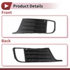 HEROFFIX 1 Pc Fog Light Grill for Volkswagen Jetta MK6