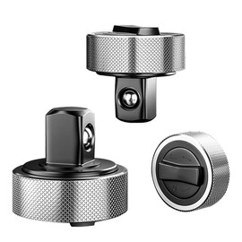 Uadme Finger Ratchet, Mini Finger Ratchets without Handle, 3-Piece Palm Ratchet Wrench, Reversible Thumb Wheel, for Tight Spaces, 1/4 3/8 1/2 Inch