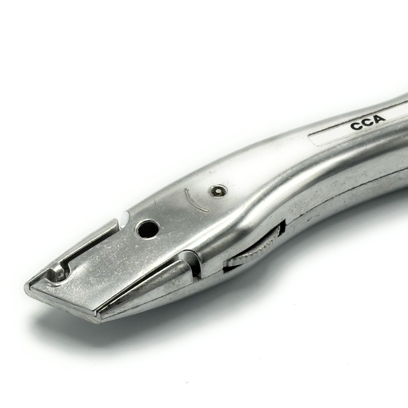 CCA Silver Carpet Cutter Tool with Black Holder for The
