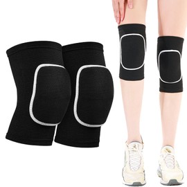 Doyime 膝パッド 膝当て 膝パッドサポーター 膝プロテクター 両膝セット 通気性 衝撃吸収 軽減 保護 着圧 野球 作業 登山 踊りなど通用 男女兼用