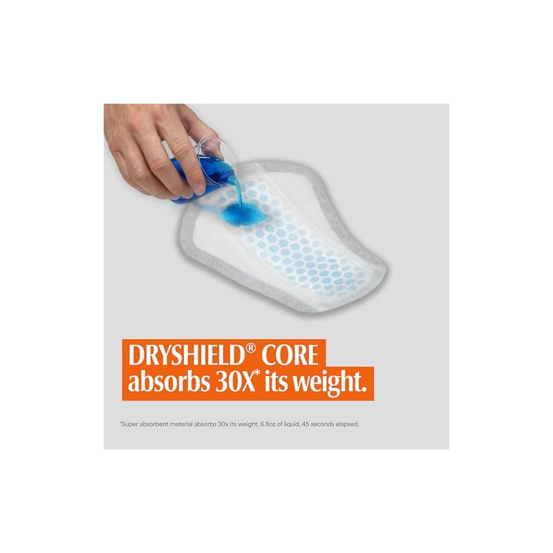 Depend Shields Incontinence Pads for Men, Light Absorbency, 180 Count,