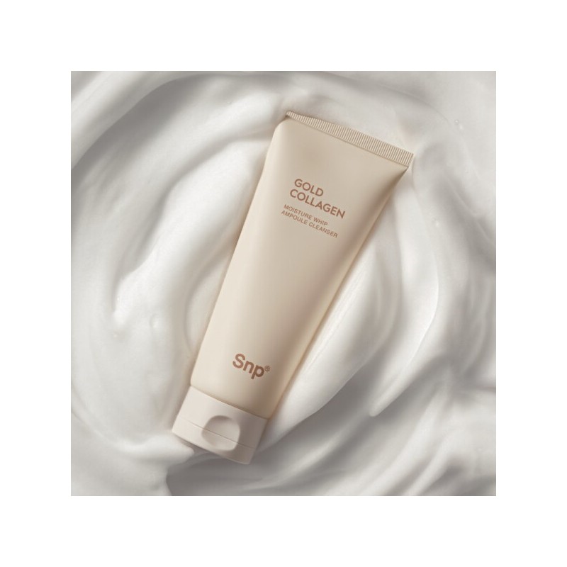 SNP 골드 콜라겐 모이스처 휩 앰플 클렌저 150ml SNP Gold
