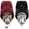 Eledabra 2 Pcs Terminal Binding Post M8 Threaded Diameter Binding