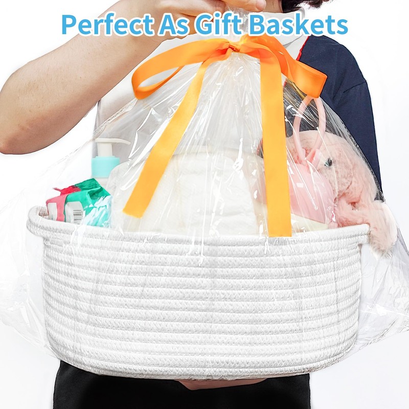 ABenkle ABenkle Small Woven Easter Basket with Handle, 12x8x5 inches,