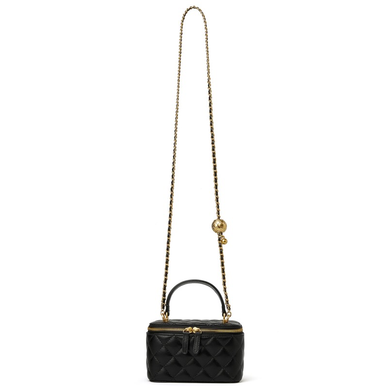 DORIS&JACKY Small Quilted Square Box Crossbody Purse For Women Designer