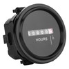 DC 8‑80V Round Mechanical Hour Meter Gauge Timer Hourmeter for