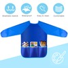 KUUQA Waterproof Children Art Smock Kids Art Aprons with 3