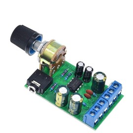 TDA2822 TDA2822M Amplifier Board DC 1.8-12V 2.0 Channel Stereo Mini AUX Audio Amplifier Module AMP with 50K Ohm Potentiometer