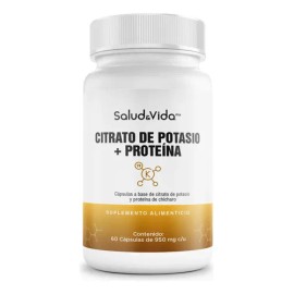 Citrato De Potasio 60 Cápsulas Saludvida Suplementos N/a