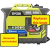 Replacement Knob Switch Run Choke for Ryobi Inverter Generator 2000,