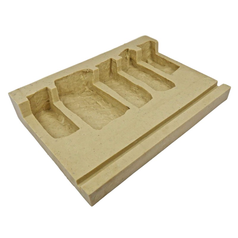 Veneer Stone Rubber Mold for Concrete or Plaster, Cliff Stone