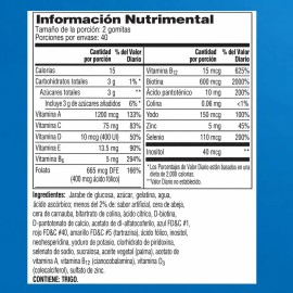 One A Day Multivitaminico Hombres Con 80 Gomitas Hecho Usa