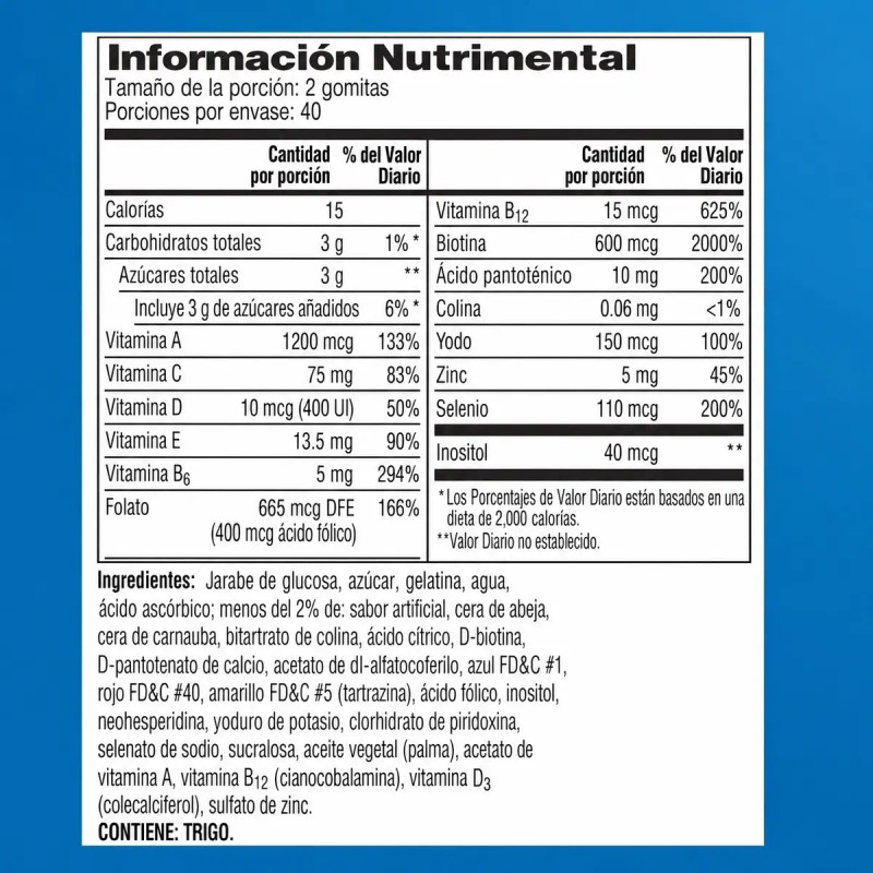 One A Day Multivitaminico Hombres Con 80 Gomitas Hecho Usa
