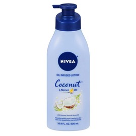 NIVEA Lotion Coconut & Monoi Oil Infused 16.9 Ounce (500ml) (Pack of 3)