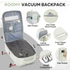 wassdins Vacuum Travel Backpack with Pump for Women Men, Carry