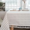 Meiosuns Tablecloth Blue and White / Grey Retro Tablecloth