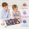Wooden Solar System Puzzle for Kids, Montessori Toys Movable Planets