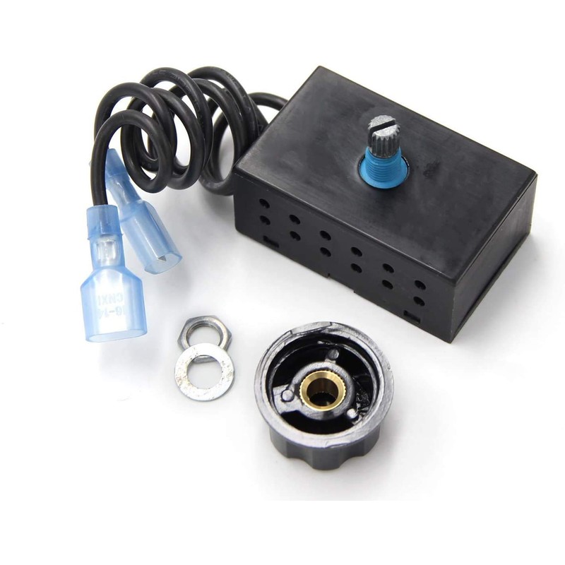 BBQ-Element Fireplace Stove Blower Fan Variable Rheostat Speed On/Off Switch
