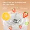 Buzveuya Portable Blender, Personal Smoothie Maker with 6 Blades, Rechargeable