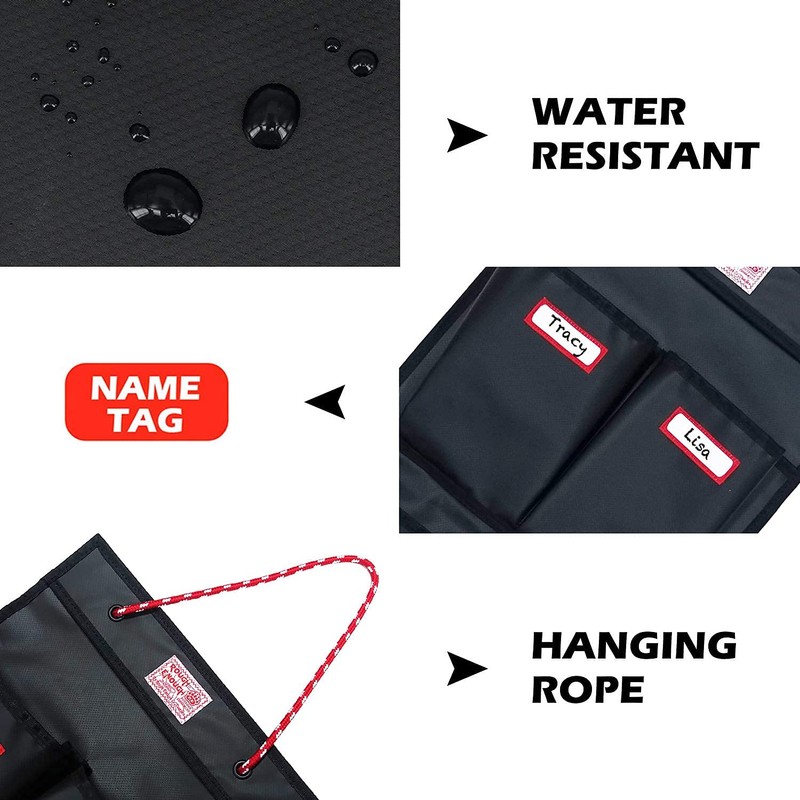 Rough Enough Locker Organizer Hanging Accessories Storage Organization with 4