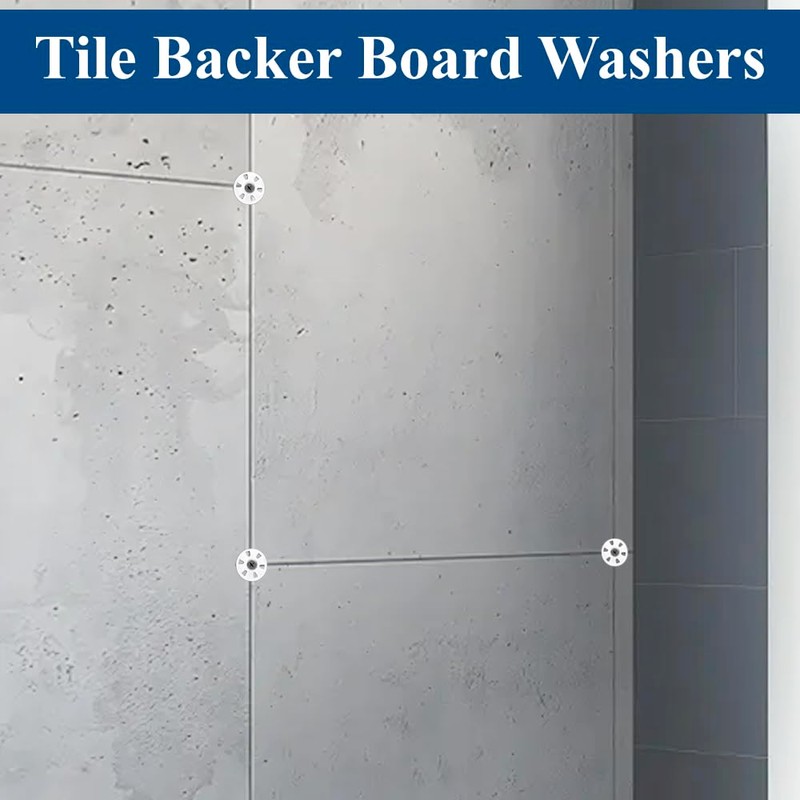 100 PCS Tile Backer Board Washers 35mm Diameter Easy Fix