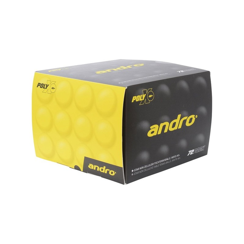 andro 162223 Table Tennis Training Ball, 1.6 inches (40 mm)