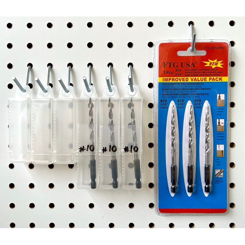 FTG USA Tapered Countersink Drill Bit Set 3 Pc #10
