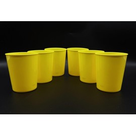 Kimmel Set di 6 bicchieri da 180 ml, colore giallo