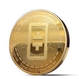 innoGadgets Physical Theta Medal with 24K Real Gold Plated True Collectible with Protective Case Coin Capsule Perfect for any Theta Fan