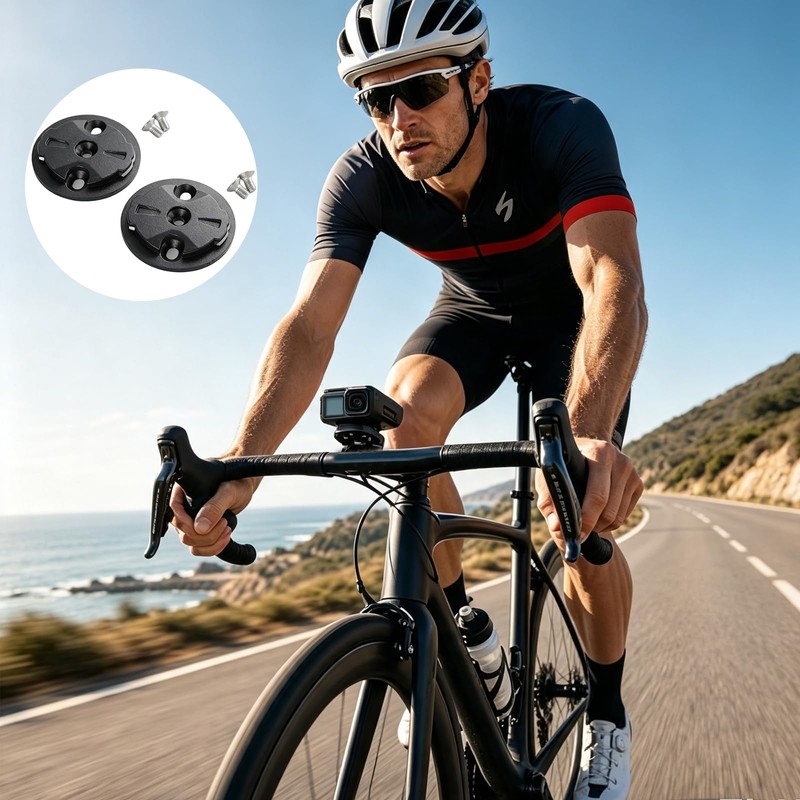 ARYIMYDP 2 Sets Speedometer Mount with 2 Fork Washers, Bicycle