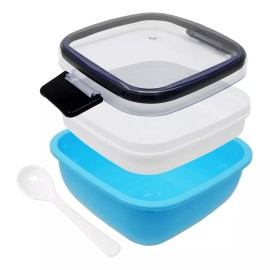Aquila Recipiente Para Alimentos Lunch Box Azul - Lb6834